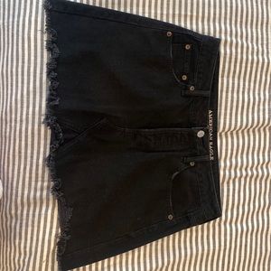 American Eagle Black Jean Skirt